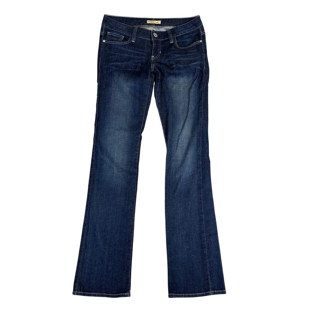 Guess Los Angeles Dark Wash Bootcut Jeans Low Rise Denim Size 28